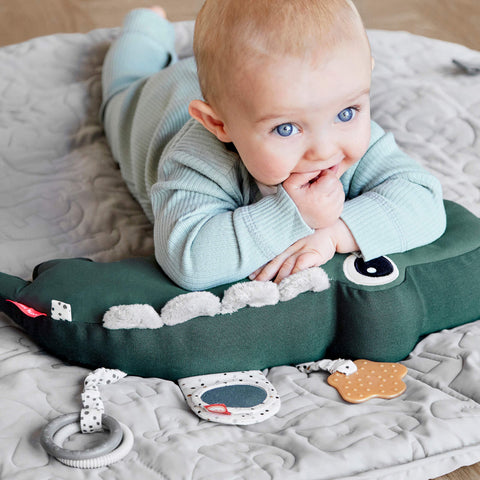 Tummy Time Activity Toy Croco Green