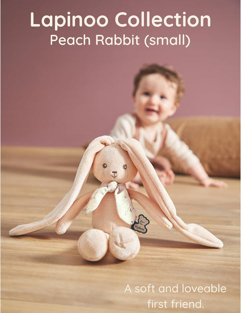 DOLL RABBIT PEACH 25CM