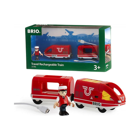 BRIO - Travel Rechargeable Train with Mini USB Cable – Age 3+