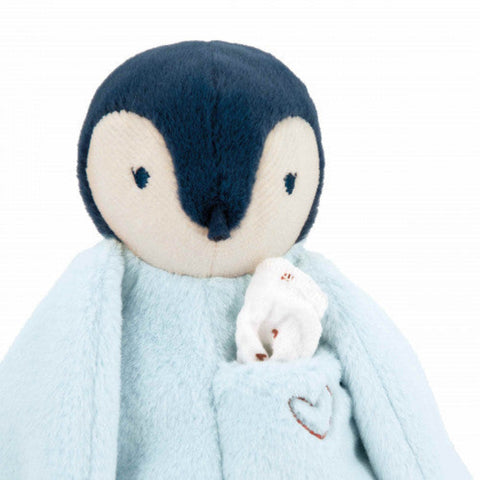 KISSING PLUSH PENGUIN BLUE