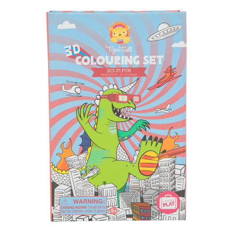 3D Colouring Set Sci-Fi Fun