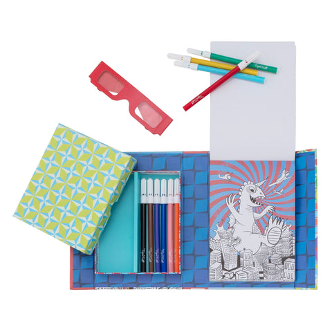 3D Colouring Set Sci-Fi Fun