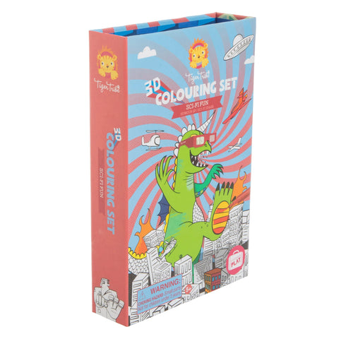 3D Colouring Set Sci-Fi Fun