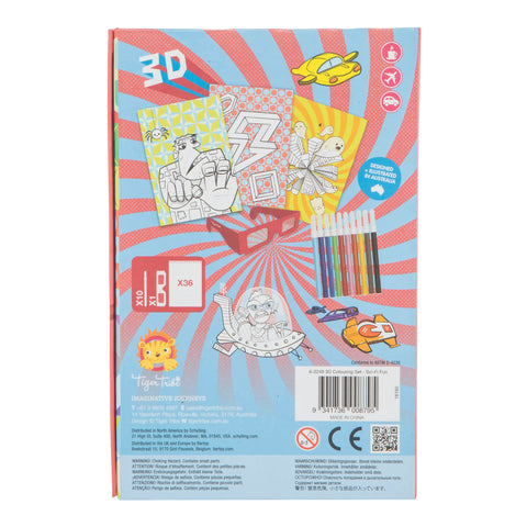 3D Colouring Set Sci-Fi Fun