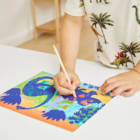 Scratch Art - Garden
