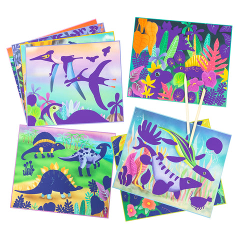 Scratch Art - Garden
