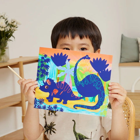 Scratch Art - Garden