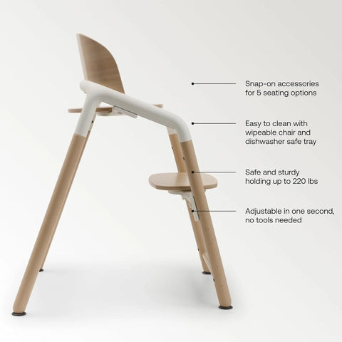 Giraffe base Neutral Wood/White