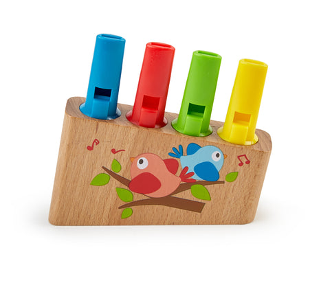 Wooden Rainbow Pan Musical Flute