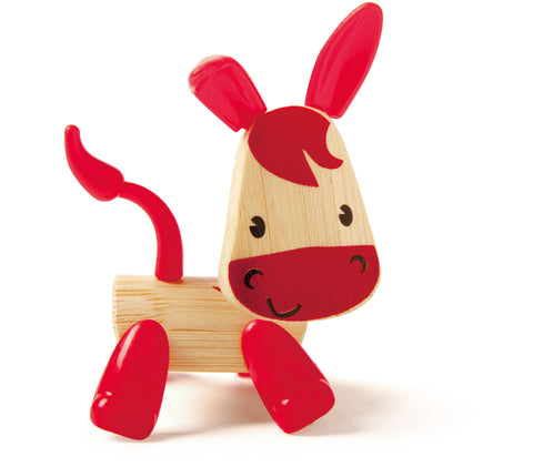 Hape Wooden Mini-Mals - Donkey