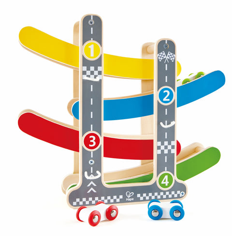 Hape Fast Flip Wooden Racetrack 4pcs