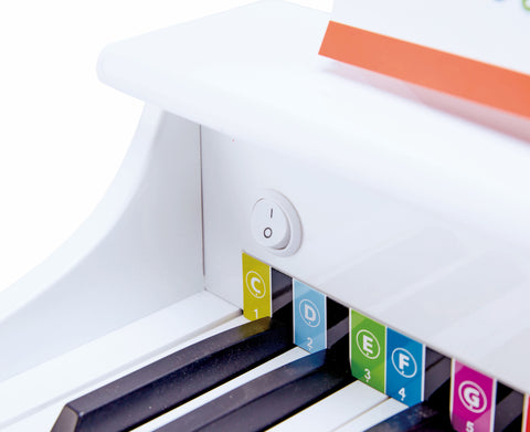Hape Music Deluxe Grand Piano White 3pcs