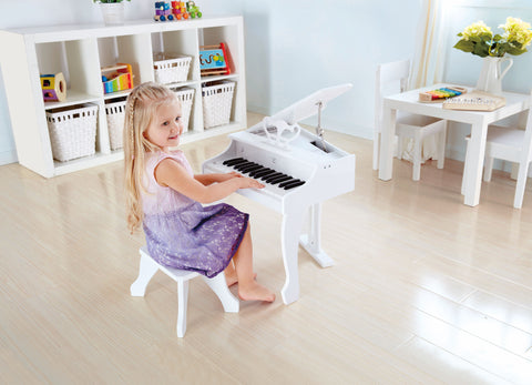 Hape Music Deluxe Grand Piano White 3pcs