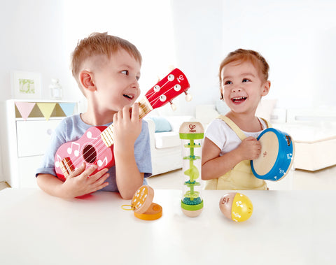 Hape Mini Band Instrument Wooden Set 5pcs