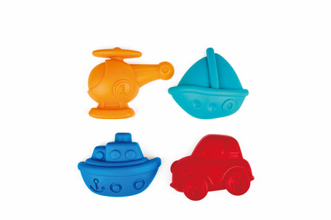 Travel Sand Mold Beach Toy Set - 4pcs