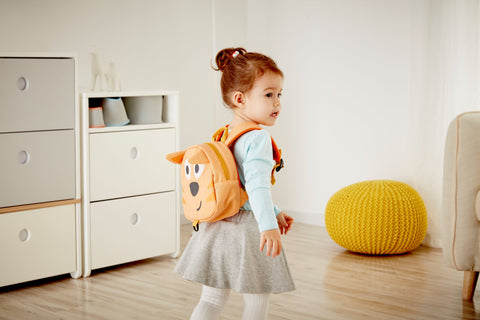 Hape Cuddly Cat Backpack with Removable Pulling Rope