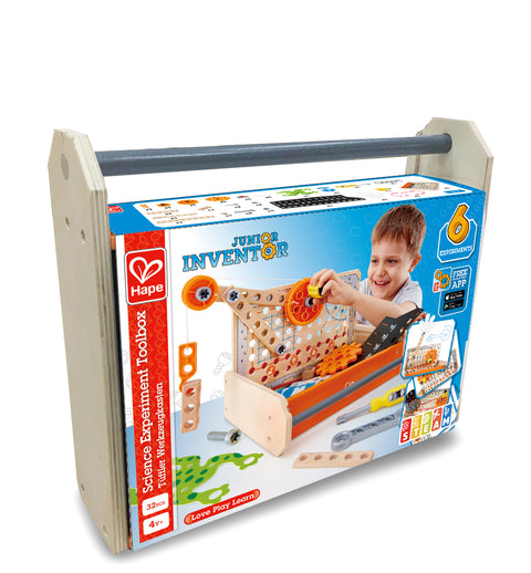 Hape Junior Inventor Deluxe Experiment Construction Kit 57pcs