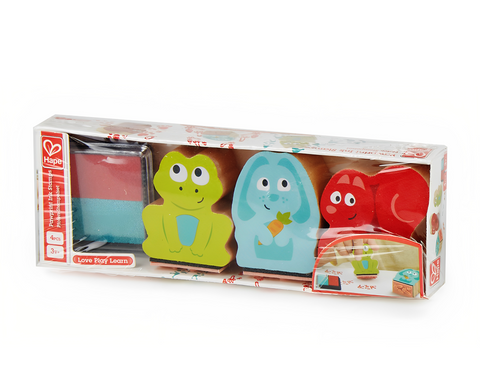 Hape Animal Print Ink Stamp Set, 3Y+, Multicolor
