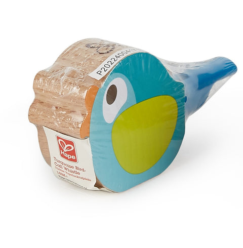 Hape Turquoise Wooden Bird Call Musical Whistle