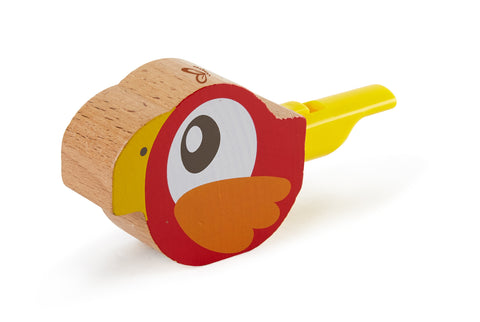 Hape Red Bird-Call Wooden Whistle