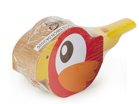 Hape Red Bird-Call Wooden Whistle