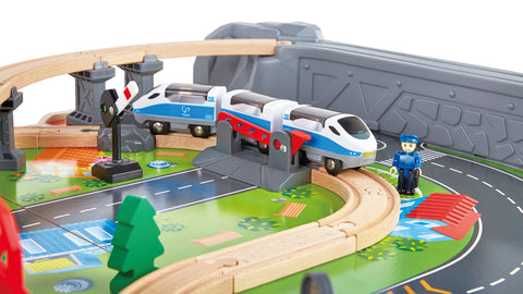 City Train Bucket Railway Set - 48 Pieces