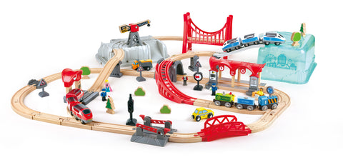 City Train Bucket Railway Set - 48 Pieces