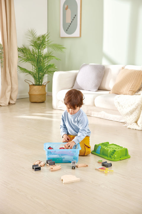 Hape Countryside Train Bucket Railway Set - 41 Pieces