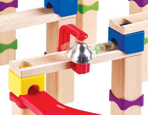 Hape Tricks N Twists Marble Wooden rack 129Pcs