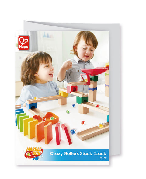 Hape Crazy Rollers Wooden Stack Track 50Pcs
