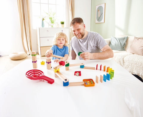 Hape Crazy Rollers Wooden Stack Track 50Pcs