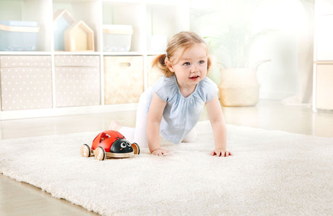 Hape Wooden Dalmatian Push and Pull Along Toy