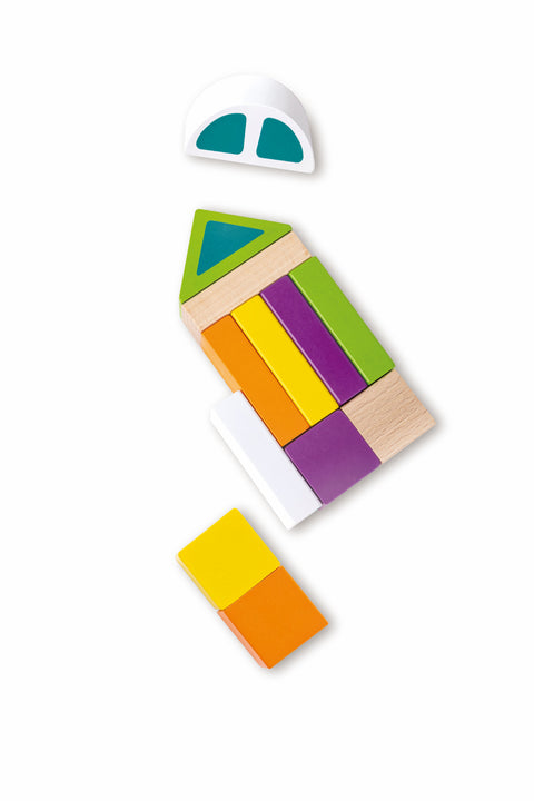 Hape Space Monster Stacking Blocks, 12M+, Multicolor