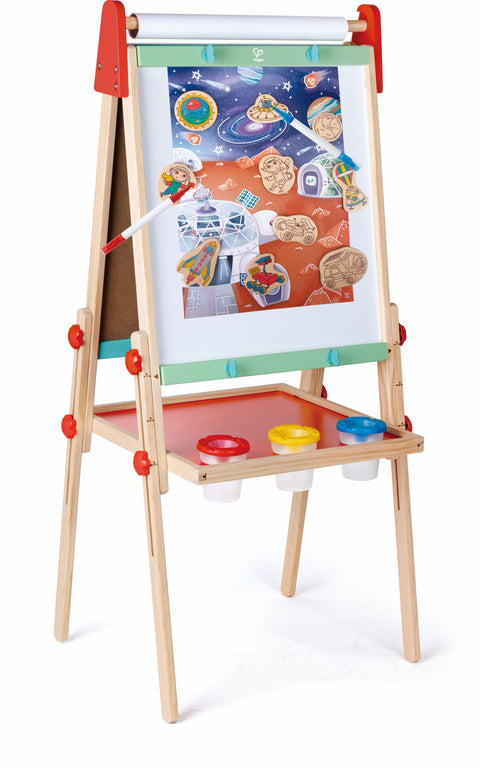 Hape DIY Mars Space Life Art & Craft Set with Wooden Magnets