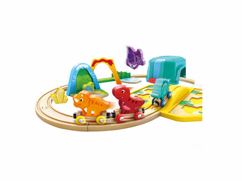 Hape Dinosaur Train Railway Bucket Set 27 pcs