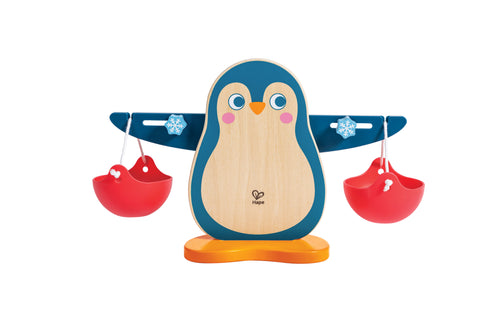 Wooden Penguin Balance Math & Counting Scale 13 pcs