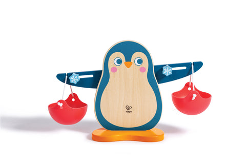 Wooden Penguin Balance Math & Counting Scale 13 pcs