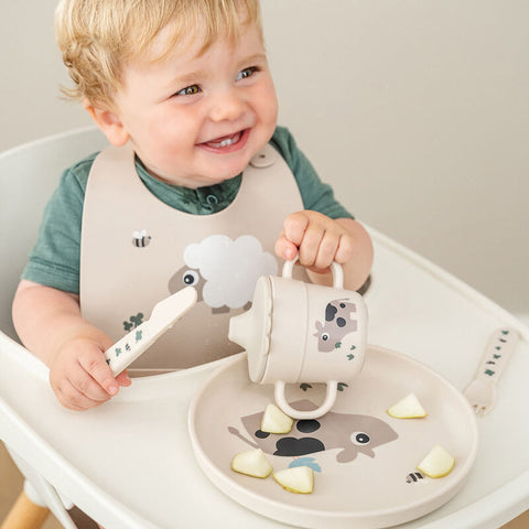 Bib W/Velcro Playground Powder