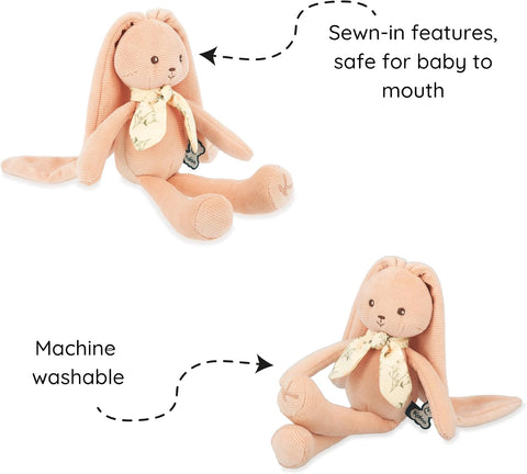 DOLL RABBIT PEACH 25CM