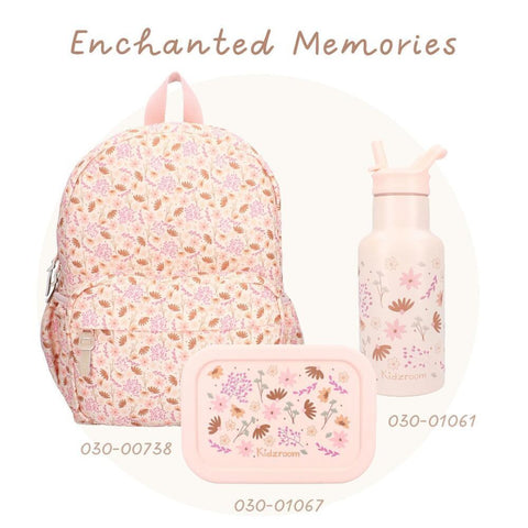 Metal Bottle 350ml Kidzroom Enchanted memories - Pink