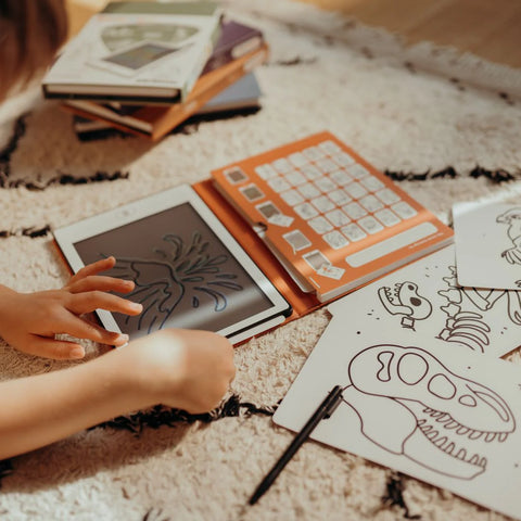 KIDYDRAW-MINI  LCD Tracing book - Dino's