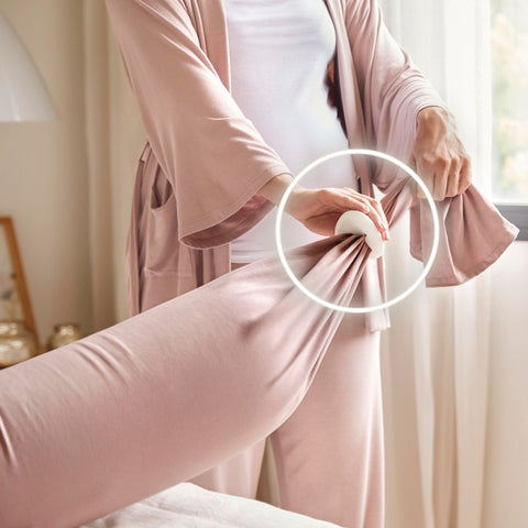 BBHUGME Organic Pregnancy Body Pillow - Pink/Vanilla