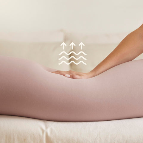 BBHUGME Organic Pregnancy Body Pillow - Pink/Vanilla