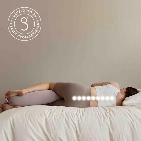 BBHUGME Organic Pregnancy Body Pillow - Pink/Vanilla