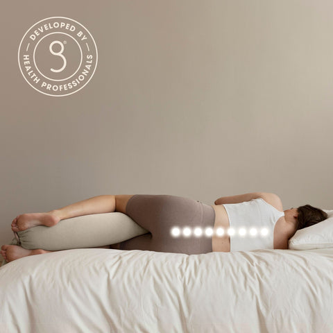 BBHUGME Organic Pregnancy Body Pillow - Beige/Sand