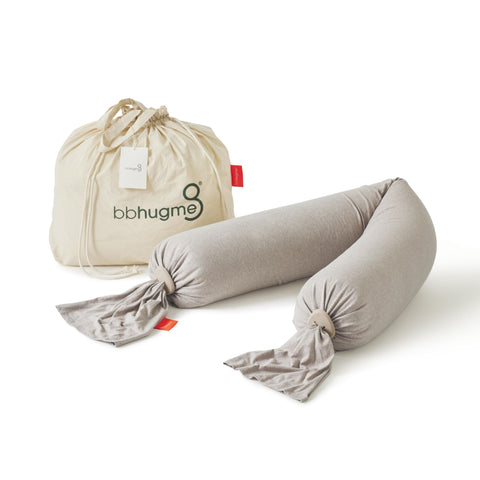 BBHUGME Organic Pregnancy Body Pillow - Beige/Sand