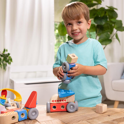 Wooden Blockables Vehicles Play Set