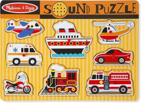 Melissa and Doug Vehicles Sound Puzzle