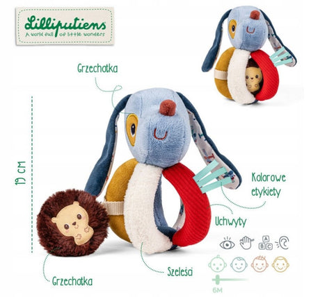 RATTLE WITH HANDLES JULES