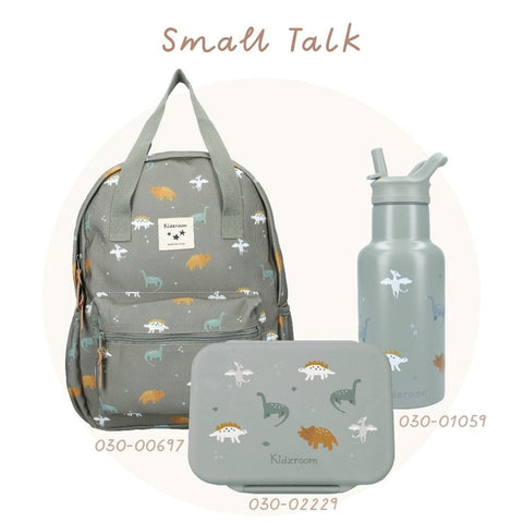 Metal Bottle 350ml Kidzroom Small talk- Green